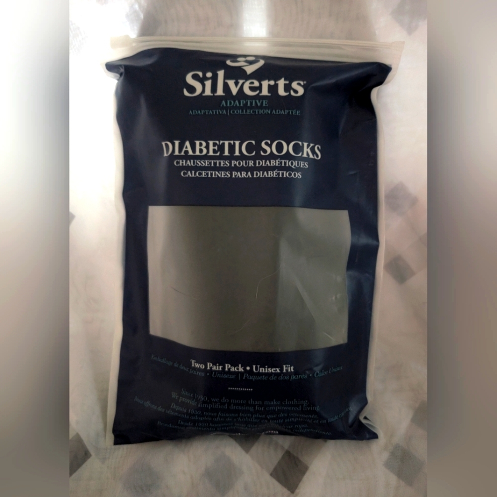 New Silvert’s Diabetic Socks 2 Pack Large